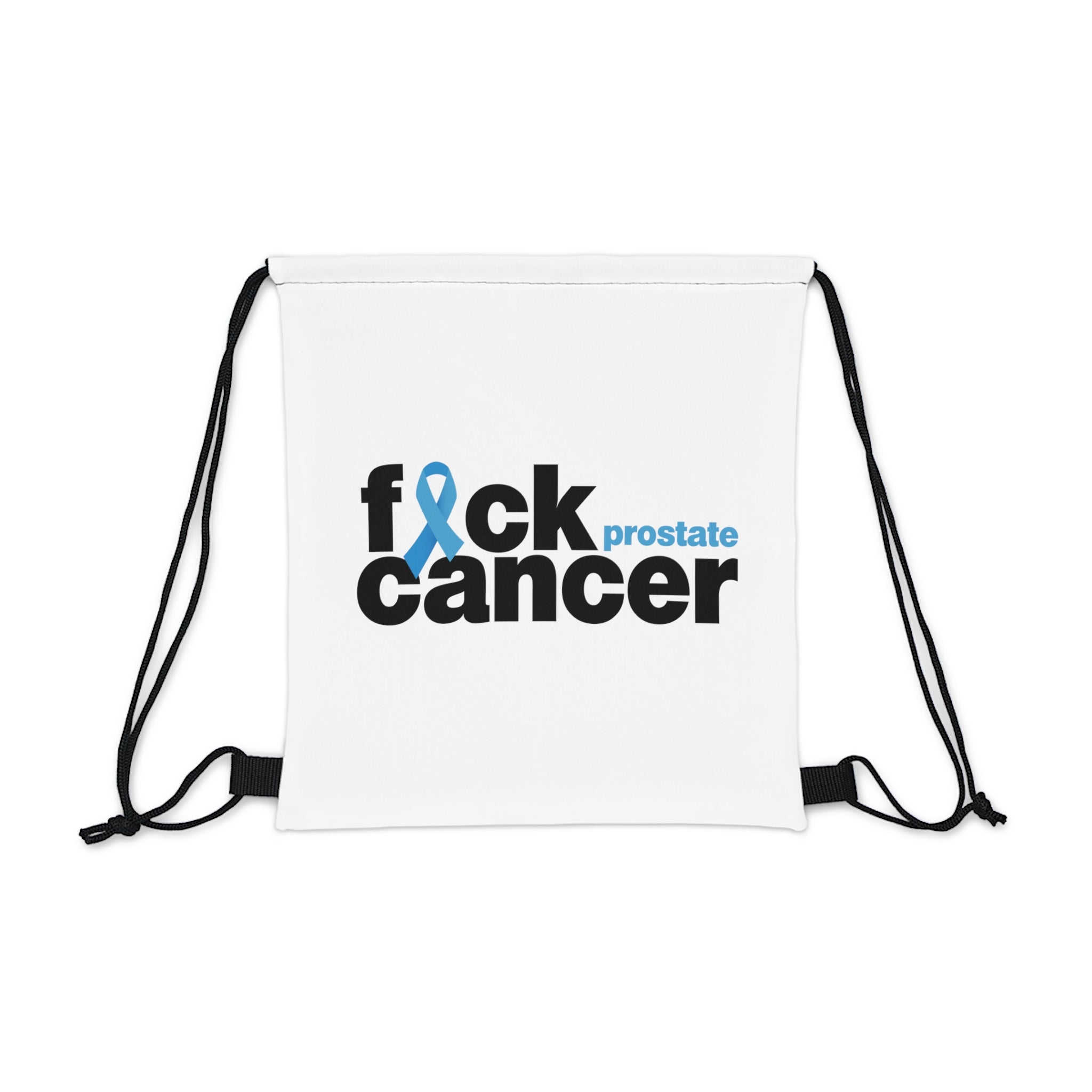 F*ck Prostate Cancer - Drawstring Bag